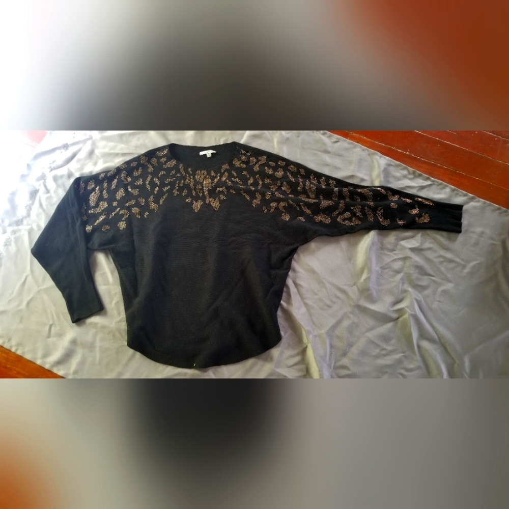Beaded Batwing Sweater